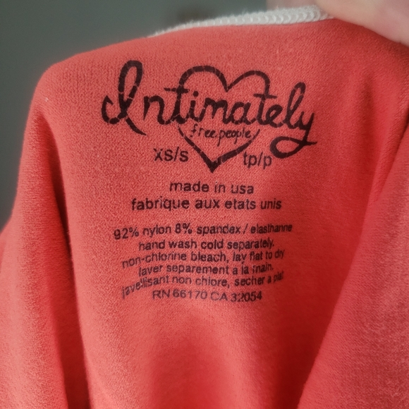 Intimately Free People Slip Dress Cream/ Coral - Picture 5 of 5